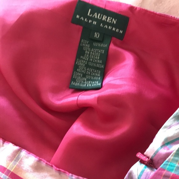 New vintage Ralph Lauren 100% silk dress - Picture 9 of 12